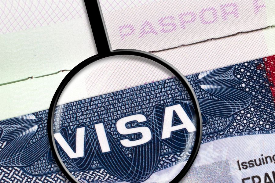 solicitação de visto